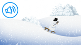Snowy Hill Snowman - Alert