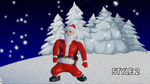 Dancing Santa - 3D Animated Stream Gadget