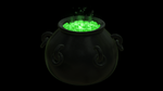 Witch Cauldron Alert / Tipping Jar Cover