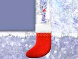Christmas Sock Cheer Cup / Tipping Jar